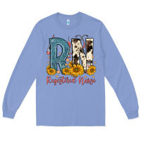 Colony Blue rn registered nurse Long Sleeve Tee - FaDigitalArtStudio