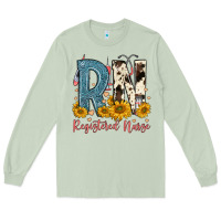 Matcha rn registered nurse Long Sleeve Tee - FaDigitalArtStudio