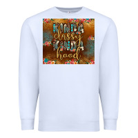 White kinda classy kinda hood Premium Sweatshirt - JahusDesignShop