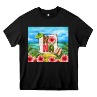 Black summer nana Heavy Core Tee - TumblerDesignByShophia