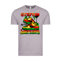 Vintage Zinc Steppin' into Juneteenth Vintage Tee - FaDigitalArtStudio