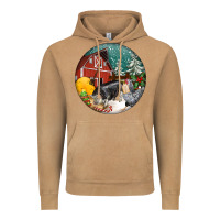 Vintage Camel Christmas On The Farm Vintage Hoodie - FaDigitalArtStudio