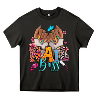 Asphalt Afro woman nail boss Heavy Core Tee - RanaPortraitStore