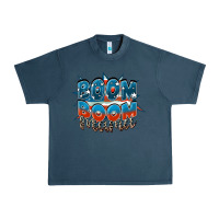 Midnight Navy Boom boom Mama Urban Heavy Tee - FaDigitalArtStudio