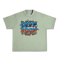 Oil Green Boom boom Mama Urban Heavy Tee - FaDigitalArtStudio