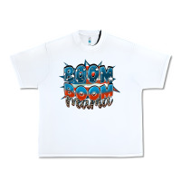 White Boom boom Mama Urban Heavy Tee - FaDigitalArtStudio
