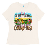 Bone Happy Easter camping Ladies Tee - OliviaCreatesArt