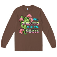 Chestnut my students are on point Long Sleeve Tee - BundleAndBundleShop