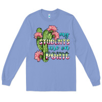 Colony Blue my students are on point Long Sleeve Tee - BundleAndBundleShop
