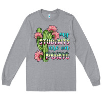Heather Grey my students are on point Long Sleeve Tee - BundleAndBundleShop
