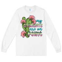 White my students are on point Long Sleeve Tee - BundleAndBundleShop