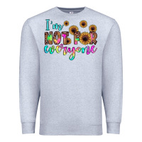 Heather Grey i'm not for everyone Premium Sweatshirt - JahusDesignShop