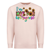 Pale Pink i'm not for everyone Premium Sweatshirt - JahusDesignShop