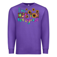 Purple i'm not for everyone Premium Sweatshirt - JahusDesignShop