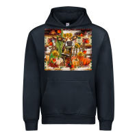 Navy fall heifer cow Urban Hoodie - RanaPortraitStore