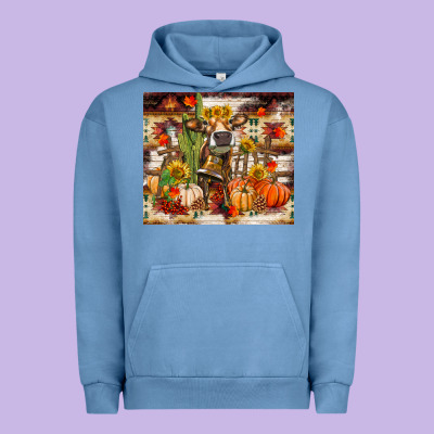 Fall Heifer Cow Urban Hoodie Designed By Ranaportraitstore