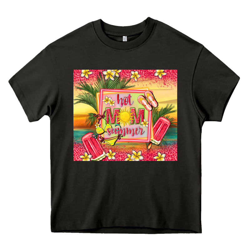Hot Mom Summer Heavy Core Tee by TumblerDesignByShophia | Teevron
