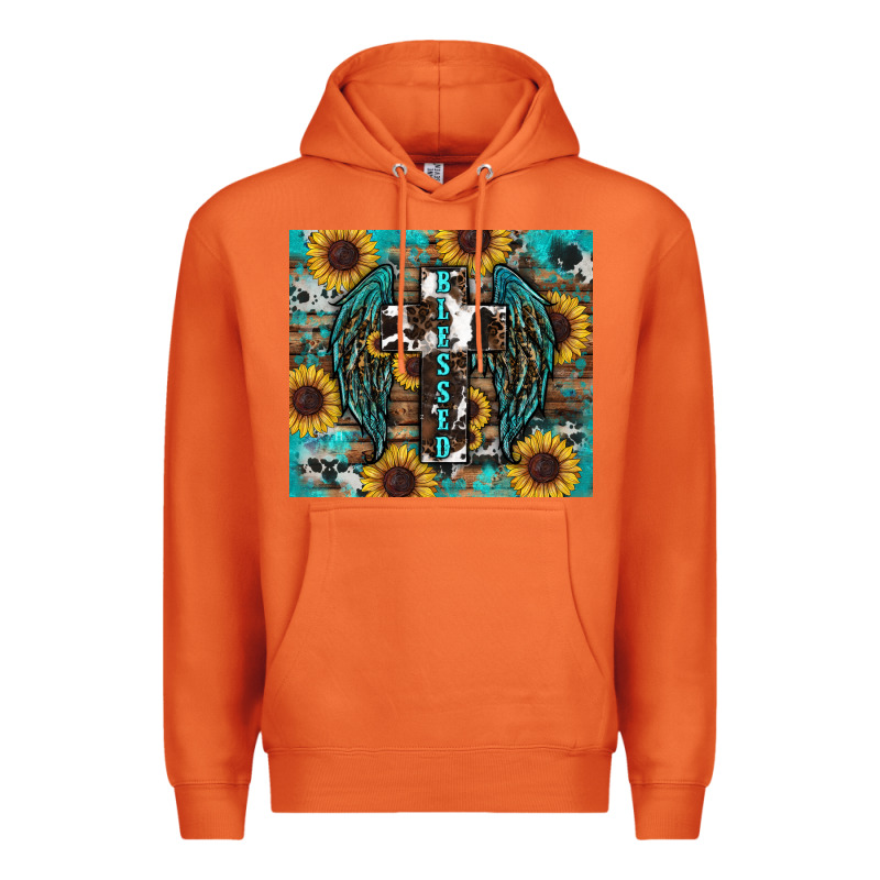 Western Blessed Sunflower's Premium Hoodie by RanaPortraitStore | Teevron