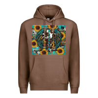 Chestnut western blessed sunflower's Premium Hoodie - RanaPortraitStore