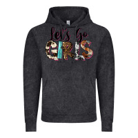 Vintage Black Let's Go Girls Vintage Hoodie - FaDigitalArtStudio