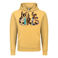 Vintage Mustard Let's Go Girls Vintage Hoodie - FaDigitalArtStudio