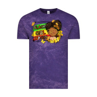 Cloud Purple black girl magic Vintage Tee - FaDigitalArtStudio