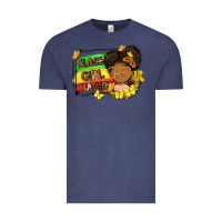 Vintage Denim black girl magic Vintage Tee - FaDigitalArtStudio