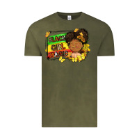 Vintage Olive black girl magic Vintage Tee - FaDigitalArtStudio