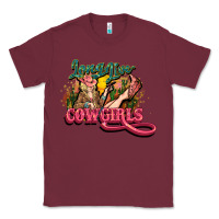 Burgundy Long life Cowgirls Classic Tee - HowdyJamesFarm