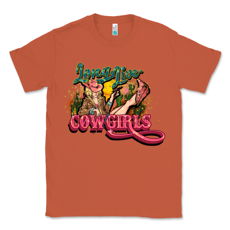 Long Life Cowgirls Classic Tee by HowdyJamesFarm | Teevron