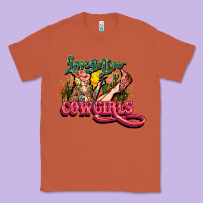 Long Life Cowgirls Classic Tee Designed By Howdyjamesfarm
