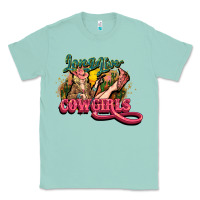 Seafoam Long life Cowgirls Classic Tee - HowdyJamesFarm