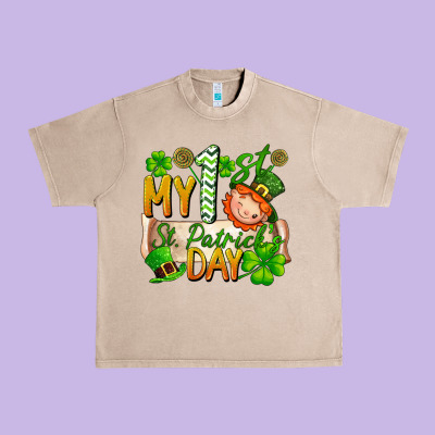 My 1st St Patricks Day Urban Heavy Tee Designed By Fadigitalartstudio