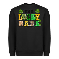 Black one lucky mama Heavyweight Sweatshirt - AdoDesignShop