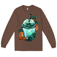 Chestnut Winter Bobba Cup Long Sleeve Tee - FaDigitalArtStudio