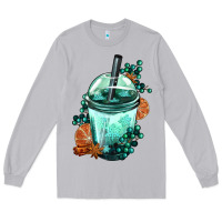 Moon Dust Winter Bobba Cup Long Sleeve Tee - FaDigitalArtStudio