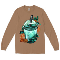 Toasted Coconut Winter Bobba Cup Long Sleeve Tee - FaDigitalArtStudio
