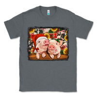 Charcoal Heather christmas pigs Classic Tee - Jasminsmagicworld