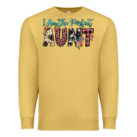Antique Gold i am perfect aunt Premium Sweatshirt - JahusDesignShop