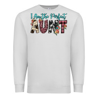 Dove Grey i am perfect aunt Premium Sweatshirt - JahusDesignShop