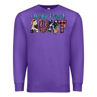 Purple i am perfect aunt Premium Sweatshirt - JahusDesignShop