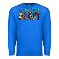 True Royal i am perfect aunt Premium Sweatshirt - JahusDesignShop