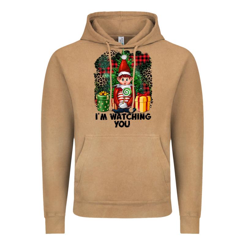 I'm Watching You Elf Vintage Hoodie by FaDigitalArtStudio | Teevron