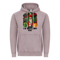 Vintage Zinc I'm Watching You Elf Vintage Hoodie - FaDigitalArtStudio