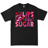 Black Lips like sugar Valentine's Day Premium Tee - HowdyJamesFarm