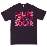 Plum Lips like sugar Valentine's Day Premium Tee - HowdyJamesFarm
