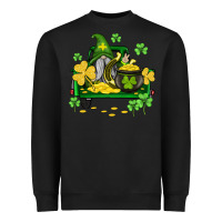 Black st patricks truck and gnome Heavyweight Sweatshirt - AdoDesignShop