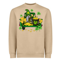St Patricks Truck And Gnome Heavyweight Sweatshirt | Teevron