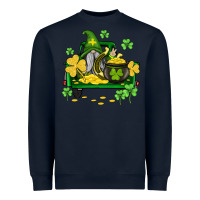 Navy st patricks truck and gnome Heavyweight Sweatshirt - AdoDesignShop