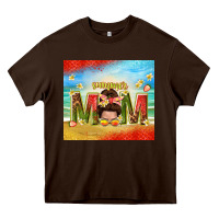 Chocolate Brown summer mom Heavy Core Tee - TumblerDesignByShophia